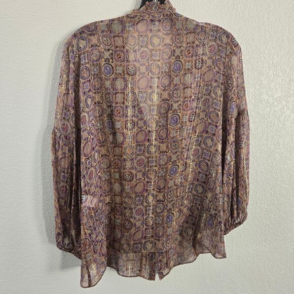 Nanette Lepore silk Blouse Top size 4 S - Picture 5 of 12